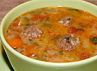 Bulgarian Meatballl Soup