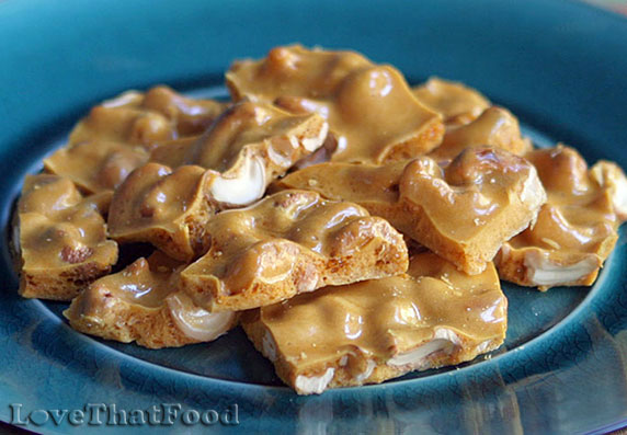 recipes for cashew brittle