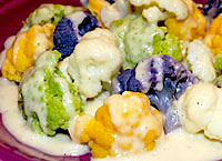 Cauliflower with Cheese Sauce