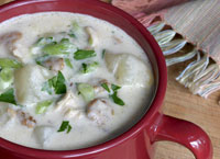 Chicken and Sausage Chowder