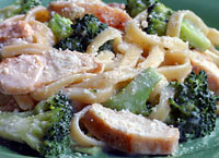 Chicken Broccoli Fettuccine