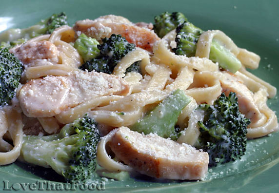 Chicken Broccoli Fettuccine