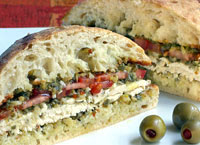 Chicken Panini Tapenade