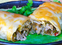 Chile Verde Burritos