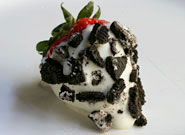 Cookies and Cream Covered Strawberries