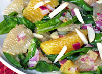 Citrus Spinach Salad with Almonds