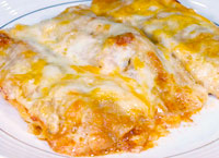 Creamy Chicken Enchiladas