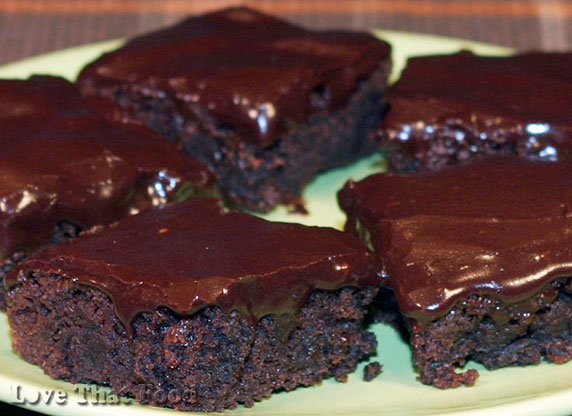Frosted Fudgy Chocolate Chip Brownies