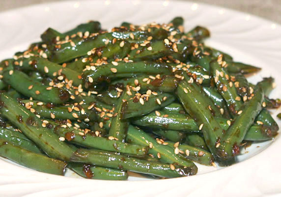 Garlic & Ginger Green Beans