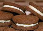 Malted Chocolate Sandwich Cookies