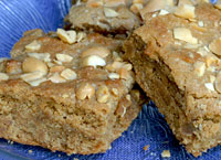 Nutty Peanut Butter Brownies