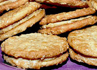 Peanut Butter Oatmeal Sandwich Cookies