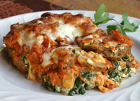Potato and Spinach Lasagna