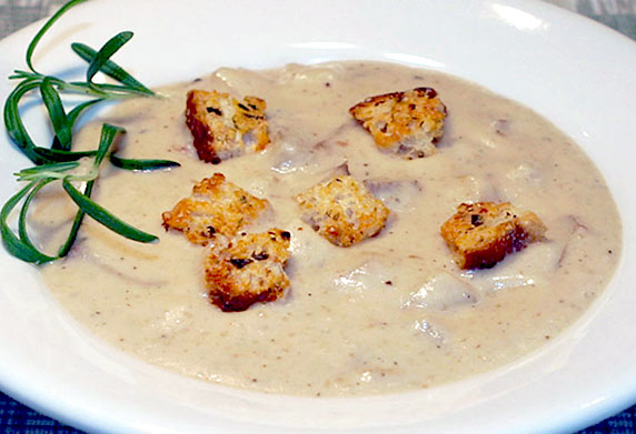 Roasted Potato and Garlic Soup