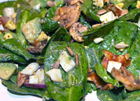 Spinach Salad with Honey Mustard