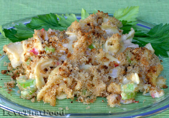Tuna Noodle Casserole with Crumb Topping