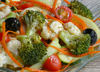 Vegetable Salad with Rosemary Vinaigrette