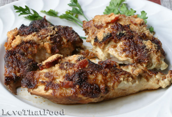 Bacon Parmesan Chicken Recipe with Picture - LoveThatFood.com
