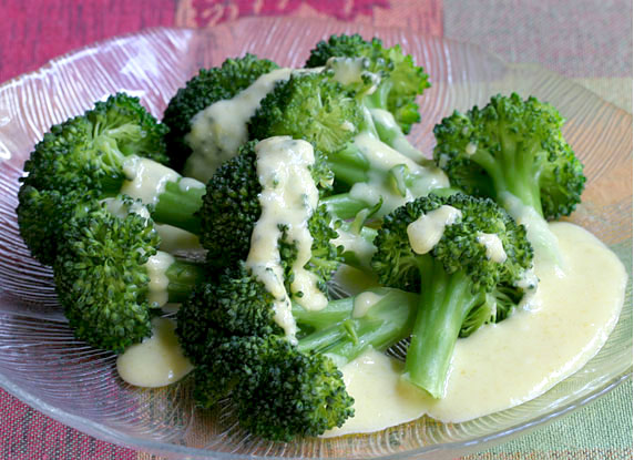 Broccoli with Hollandaise Sauce Recipe with Picture - LoveThatFood.com