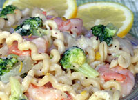 Fusilli with Shrimp and Broccoli